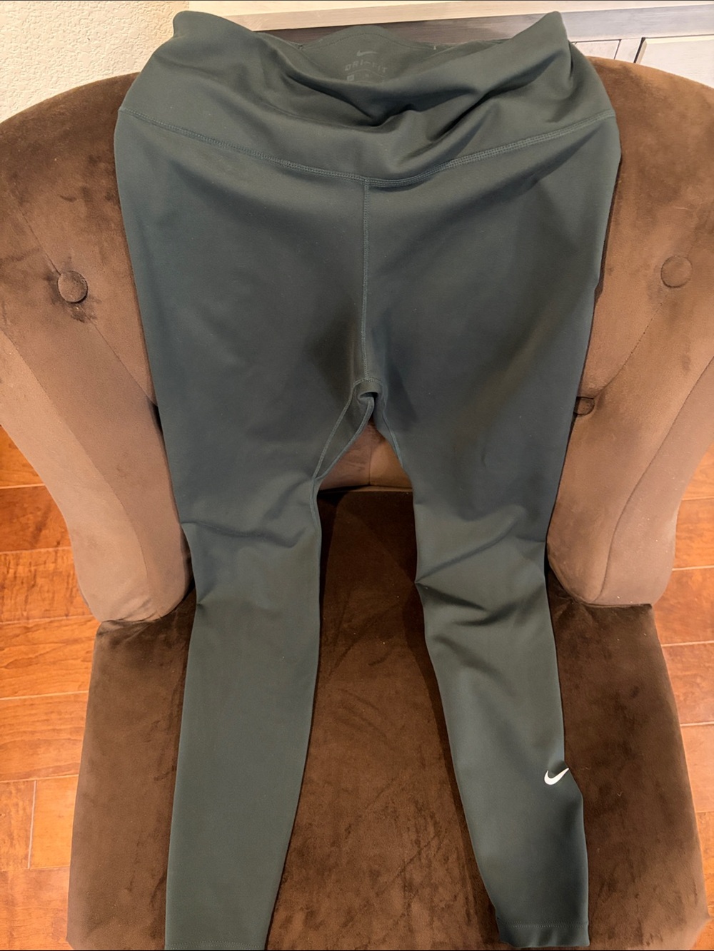 Nike Olive Green Performance Leggings